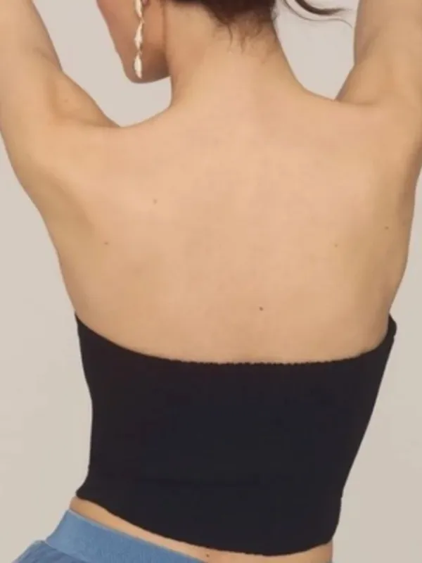 Maeve Black Strapless Corset Top Sz‎ XS - Image 3