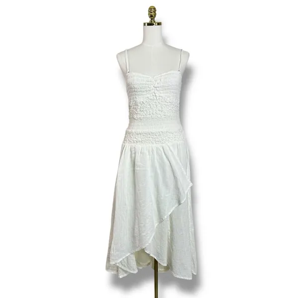 Free People Ethereal Fairy Sparkling Moment Midi Dress in White Size Small - Image 8