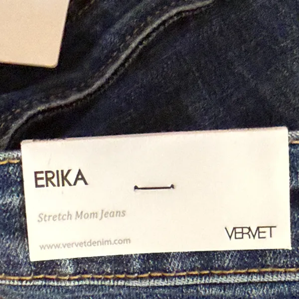 NWT VERVET Jeans Erika Stretch Mom Skinny Capri Jeans Size 28 - Image 8
