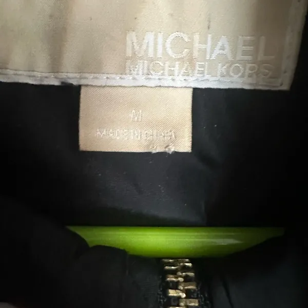 Michael Kors Dark Black Quilted Puffer Coat - Image 7