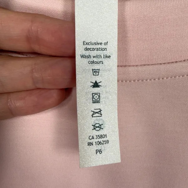 Lululemon 20 Perfectly Oversized Cropped Crew Softstreme Strawberry Milkshake - Image 7