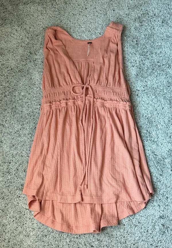 Free People Beach Bound Plunging Neckline Blouse - Image 3