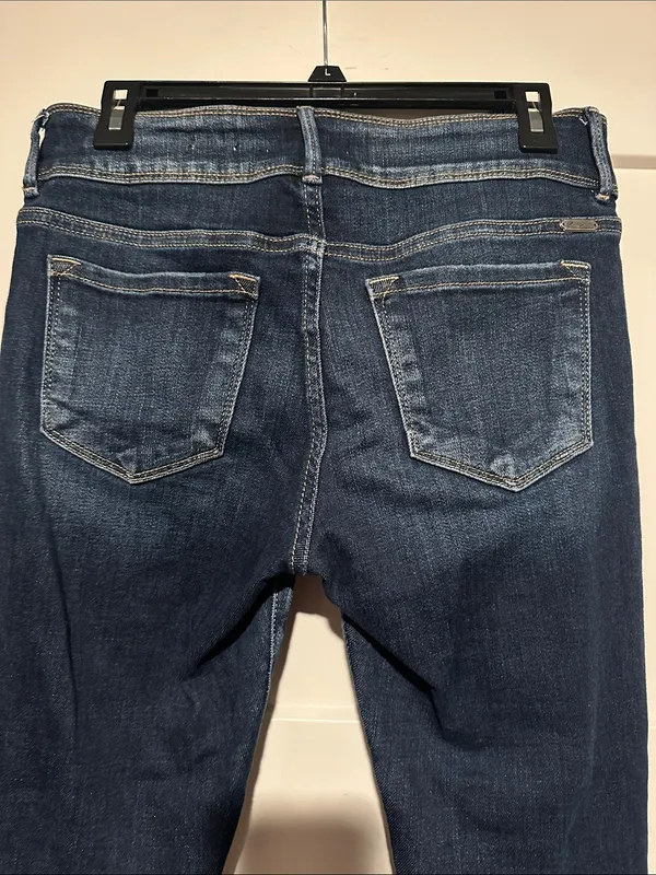 KanCan Dark Blue Women's Stretch Skinny Jeans - Image 9