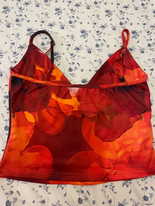 Red and black skirt set Size M - Image 5