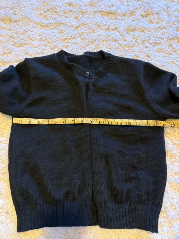 SHEIN Black Button Cardigan Sweater - Image 4