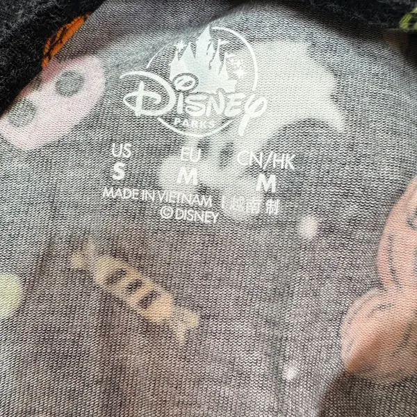 Disney Parks Halloween Mickey Jack O Lantern Lattice Back Top Small Black - Image 8