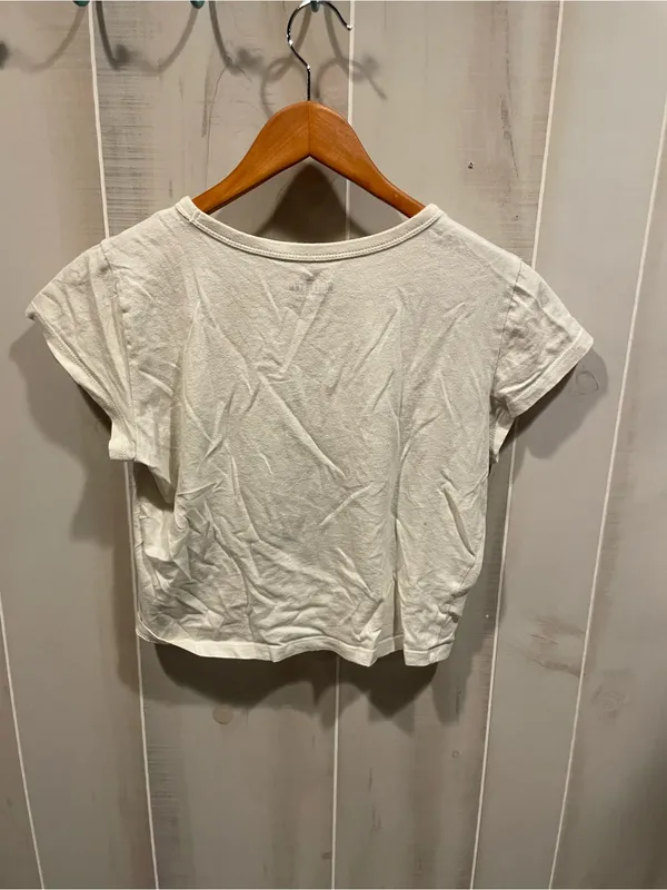 Cute Hollister crop New Mexico cap sleeve baby t-shirt scoop neck - Image 6