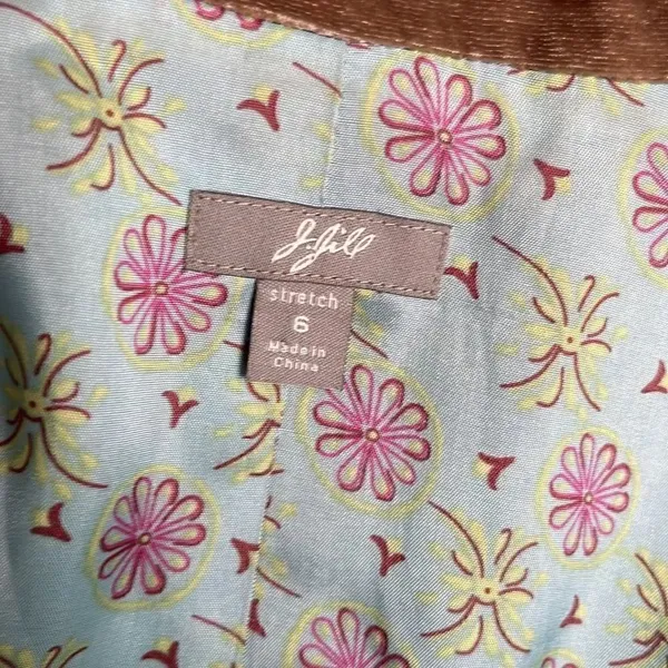 J. Jill suit coat. Size 6. Stretch. Brown - Image 5