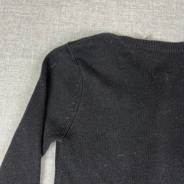 Vince‎ Cardigan Womens S Black 85% Cotton 15% Cashmere Crew Neck Lightweight - Image 13