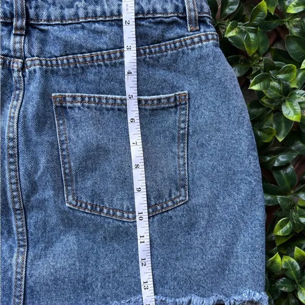 Cotton On Blue Denim Mini Skirt - Image 5