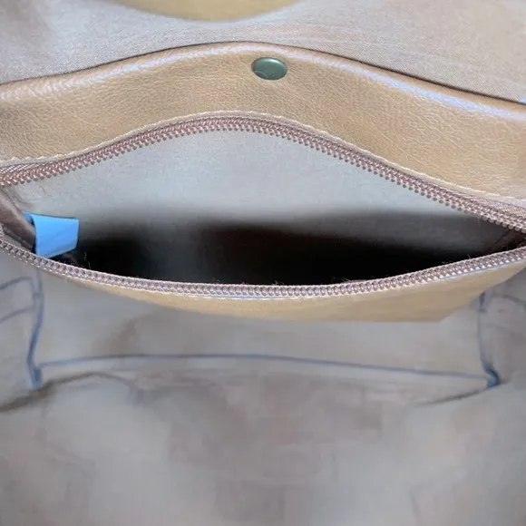 Bohemian Brown‎ Vegan Leather Hobo Shoulder Bag - Image 11