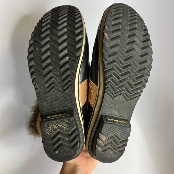 Sorel Tofino ll waterproof snow boots tan black winter women's‎ size 8.5 trendy - Image 7