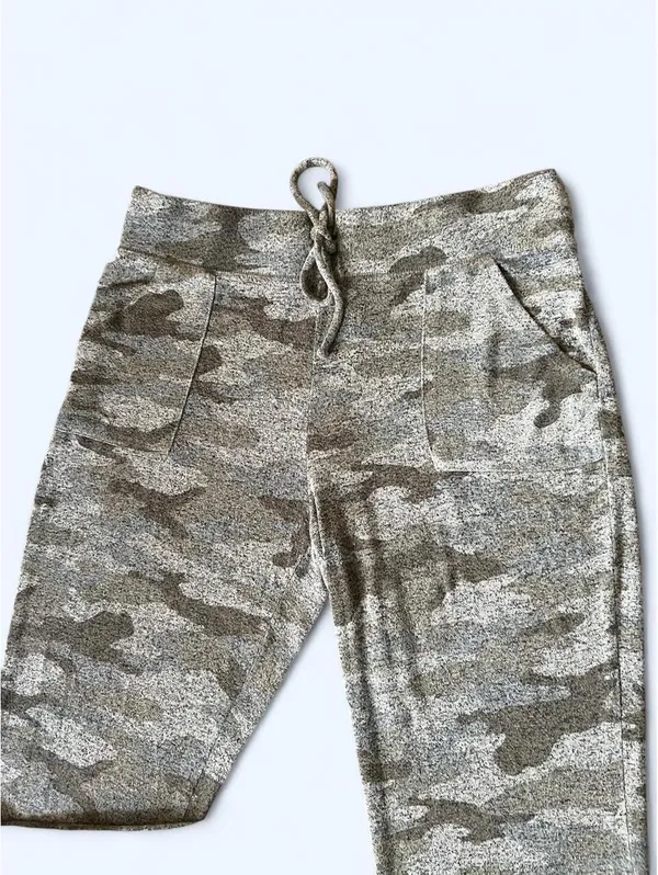 Vintage Y2K Camo Wide Leg Lounge Pants Cozy Soft Size XL 🤎 - Image 3