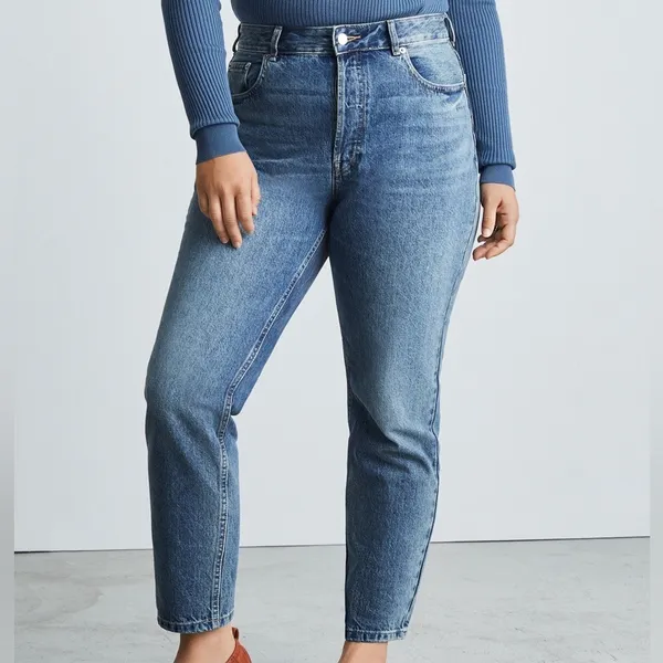 Everlane | Classic Blue Women's‎ Jeans 28 Crop Curvy 90s - Image 2