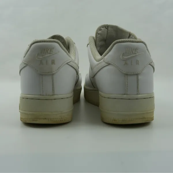 Nike Air Force One Womens 8 Shoes White Sneakers 315115-112‎ 1 Missing String - Image 5