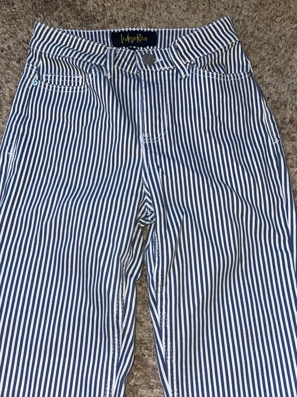 Indigo Rein Flare Leg Jeans - Image 2