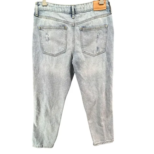 Anthropologie Avec Les‎ Filles Jeans Womens 27 Blue Distressed High Waist Denim - Image 5