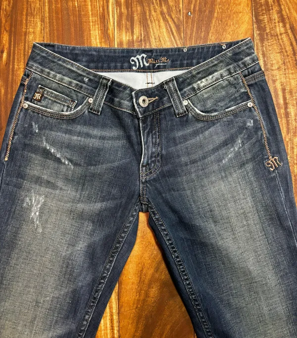 Miss Me Rare Cowhide  Jeans - Image 7