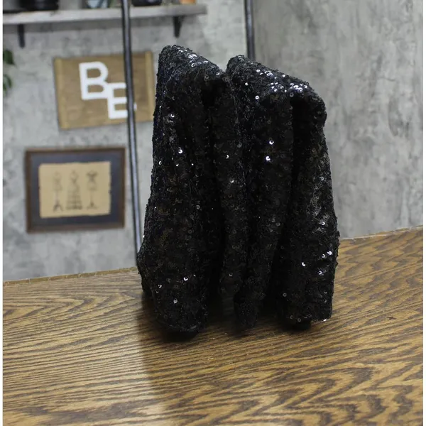 NWT a new day Womens Abba Sequin Foldover Tall Boots 91636693 Black 6M - Image 8