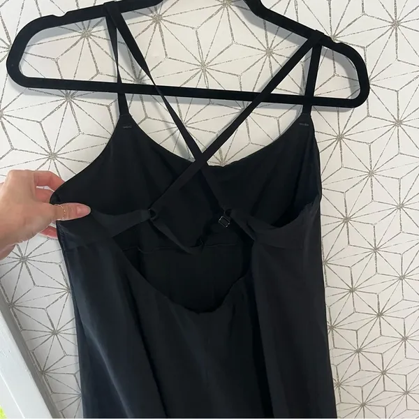 Aerie Offline Exercise Dress Black Cross Back - Image 4