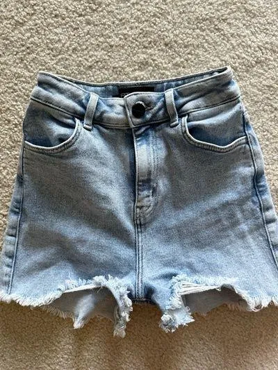 Fit jeans high rise shorts - Image 3