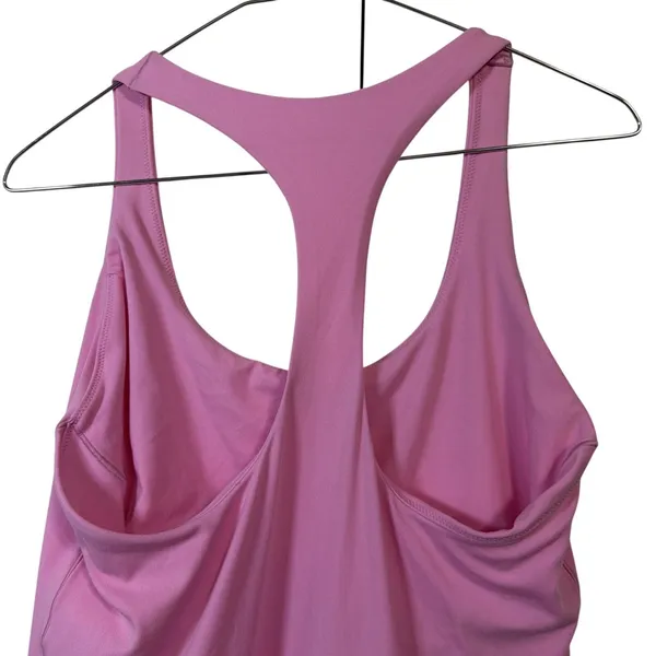 OFFLINE by Aerie Real Me Romper Womens L Pink Racerback Activewear Dress Short - Image 8