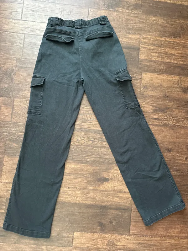 Rewind Black Cargo Pants - Image 3