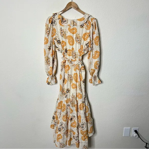 Bishop + Young x Anthropologie Paloma Cut-Out‎ Dress In Montecito Womens Size S - Image 6