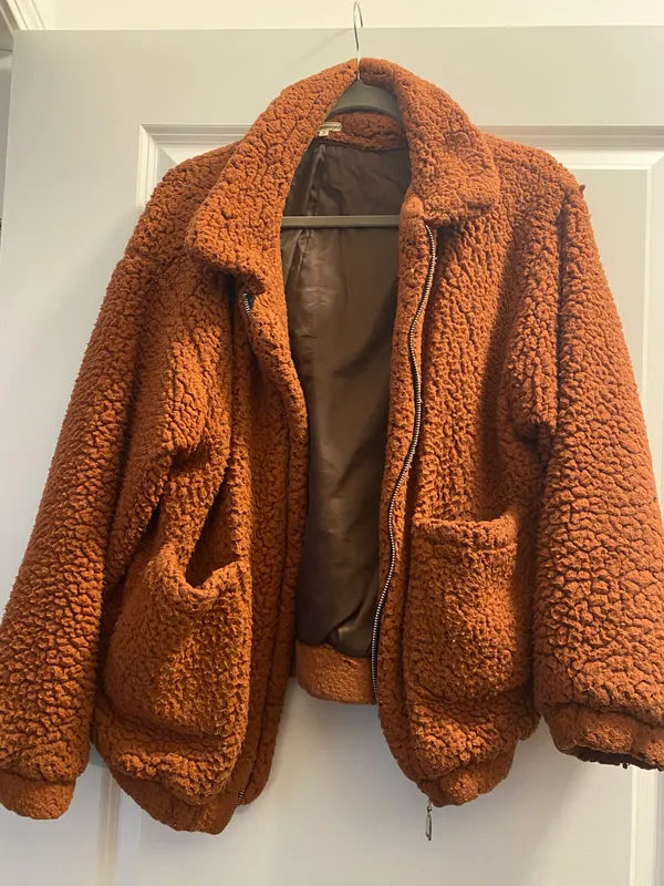 Hazel Boutique Fluffy Teddy Bear Coat - Image 2