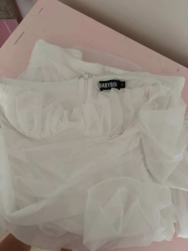 Babyboo Dress White Mini - Image 2