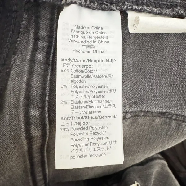 Madewell Maternity Jeans Size 27 Black Sea Over Belly Skinny‎ Alternative Grunge - Image 7