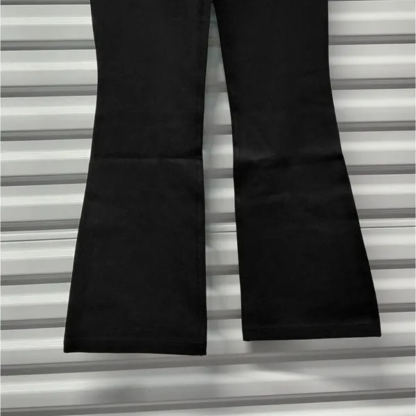 Betabrand Womens 7 Pocket Bootcut Dress Yoga Pants Size Medium Black Stretch - Image 8
