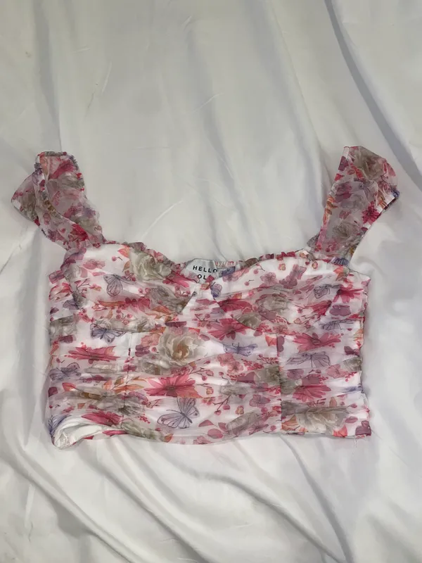 Hello Molly Floral Crop Top From - Image 5