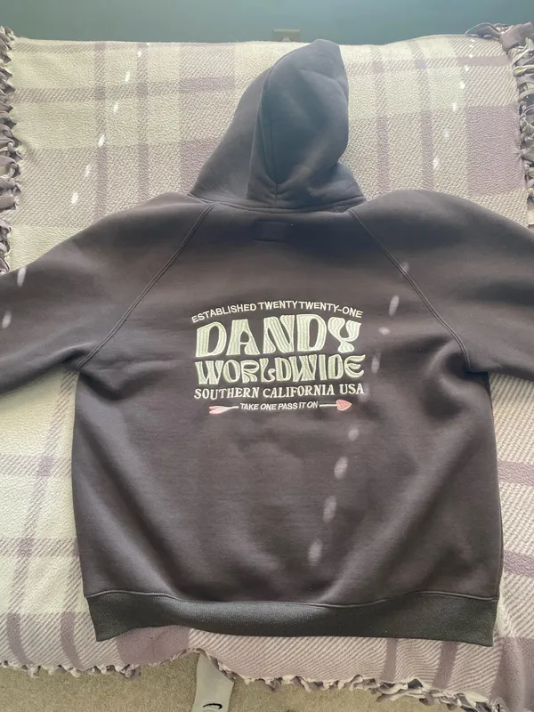 Dandy Worldwide “Heart On My Sleeve” Oversized Hoodie - Image 3