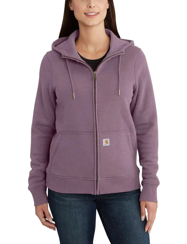 Pink Carhartt zip up hoodie  - Image 5