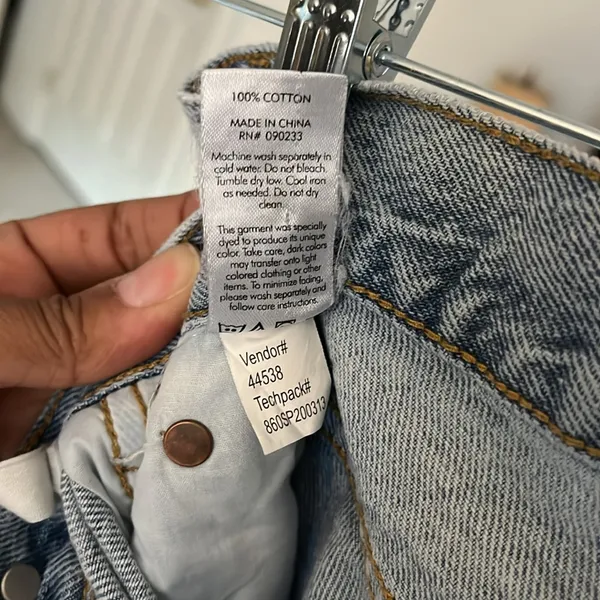 Pacsun size 24 light blue denim jeans. - Image 3
