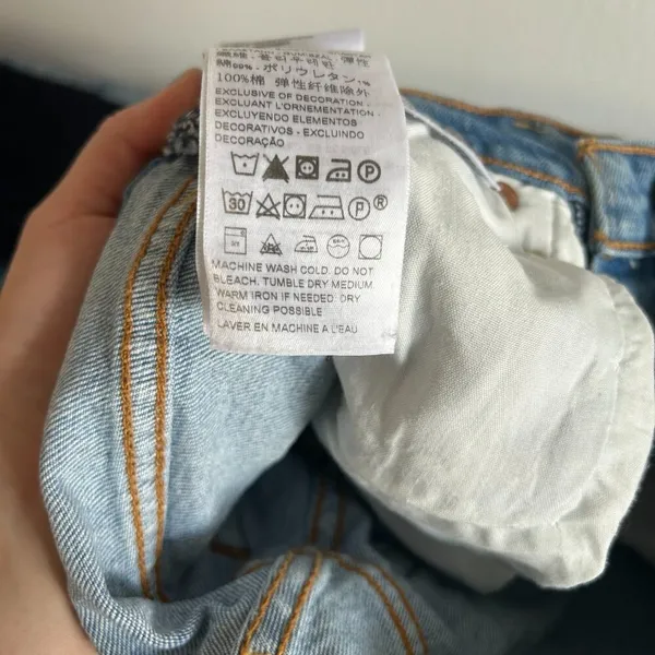 Levi's X Revolve Ribcage Straight Ankle Jeans in Jazz Time with Distressing - Image 12
