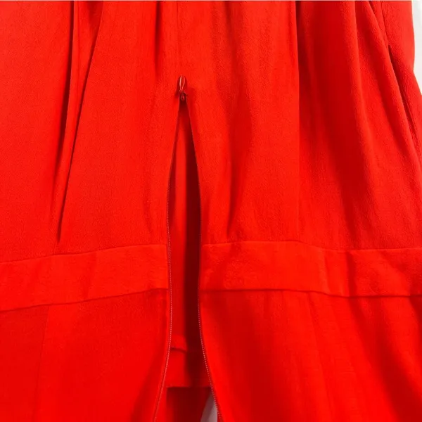 Yumi Kim Over The Edge Dress Vibrant Red Tie Front‎ Cutout Mini Size XS - Image 13