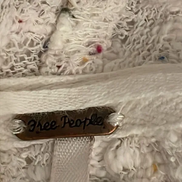 Free People Baja Babe Hacci Hooded Knit Sweater Womens Size Small Oversized - Image 10