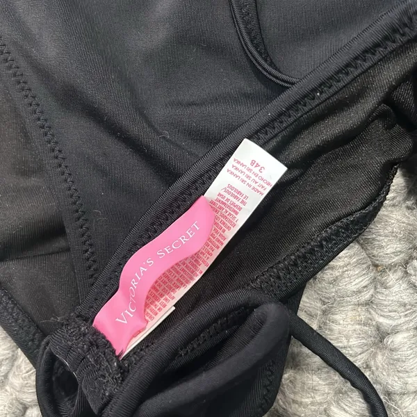 Victorias Secret Black Mini Bikini Set Size Small‎ - Image 6
