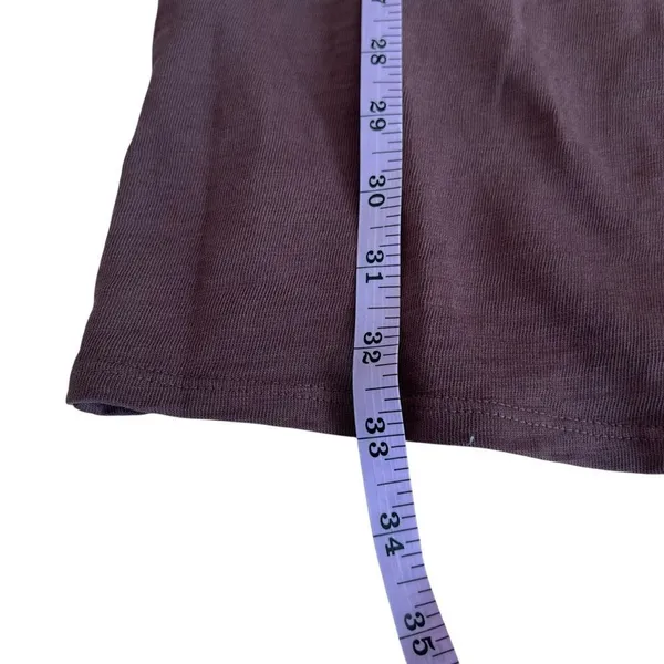 Nation LTD Calissa Brown Cotton Puff Sleeve Open Back Bow Mini Dress NWT XS - Image 11