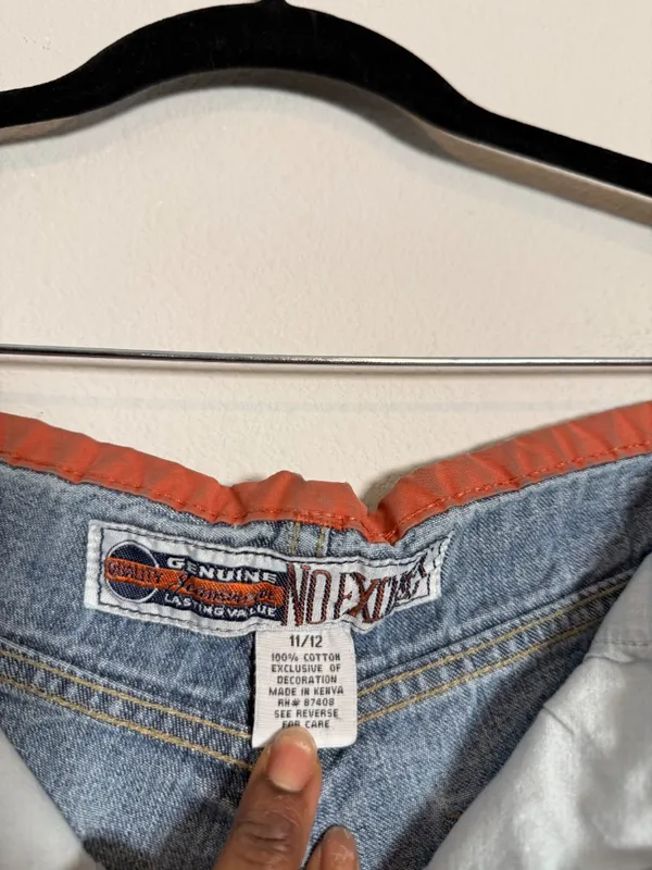 Vintage 90s Y2K Denim Jean Shorts - Image 4