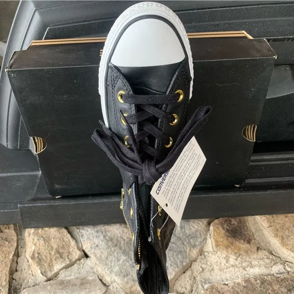 Converse Chuck Taylor All-Star Lift Platform Sneakers Black Women Size 7 540254C - Image 6