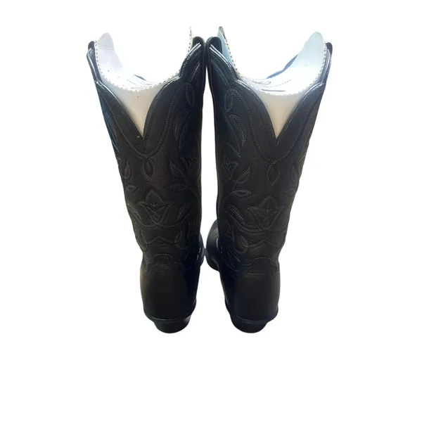 Ariat Women’s Heritage Western Black Deertan Boots 7 Wide - Image 5