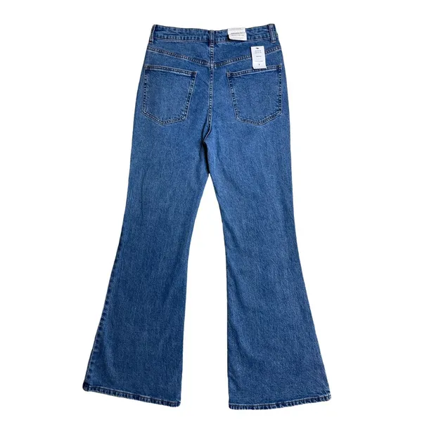 New‎ Cotton On Women's Original Flare Jeans In Offshore Blue Sz 8 MSRP $59.00 - Image 2