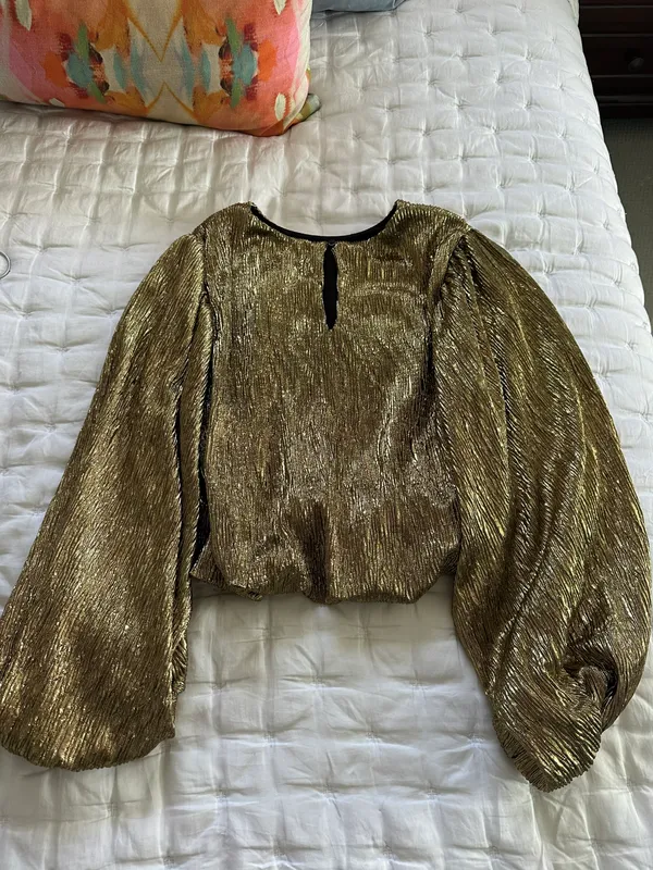 Pants store gold Top - Image 9