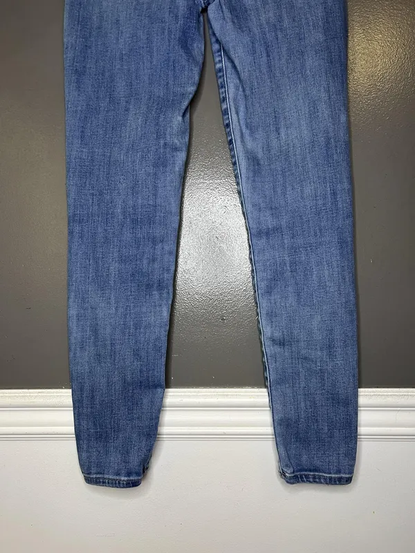 American Eagle Outfitters Highest Rise Jegging Jeans Womens 8 Med Wash Stretch - Image 7