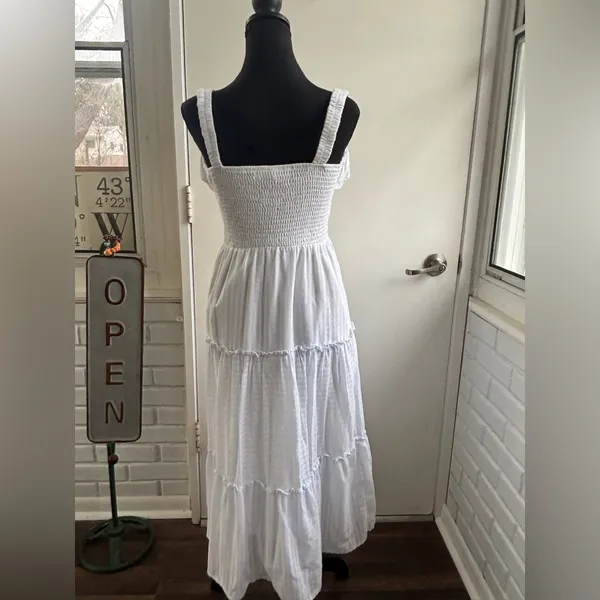 Heartloom Lana Midi Dress medium boho coastal preppy vacation beach‎ resort - Image 5