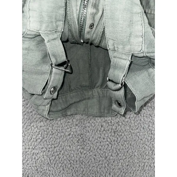 Blanknyc Jacket Women XS Full Zip Linen Utility Steampunk‎ Boho - Image 10