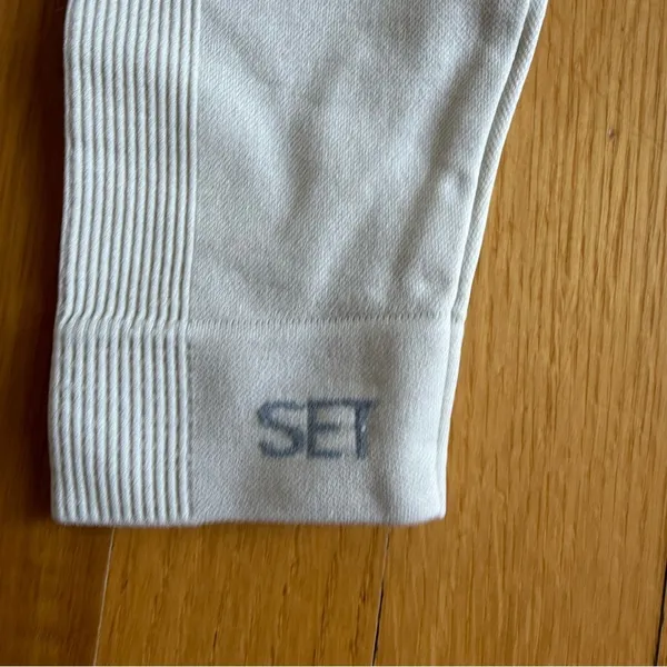 SET Active Oatmeal Seamless Workout Gym Leggings size‎ XS - Image 4